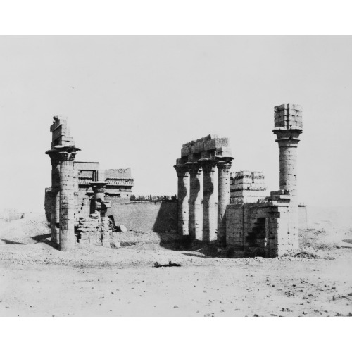 Erment (Hermonthis) - Vue Generale Des Ruines - Temple Et Mammisi, 1851